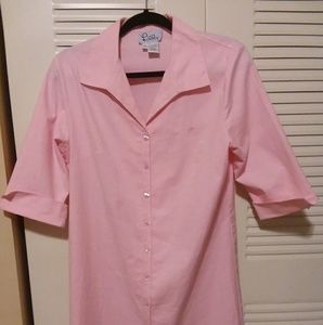Lilly Pulitzer pink shirt dress. 12 or 10